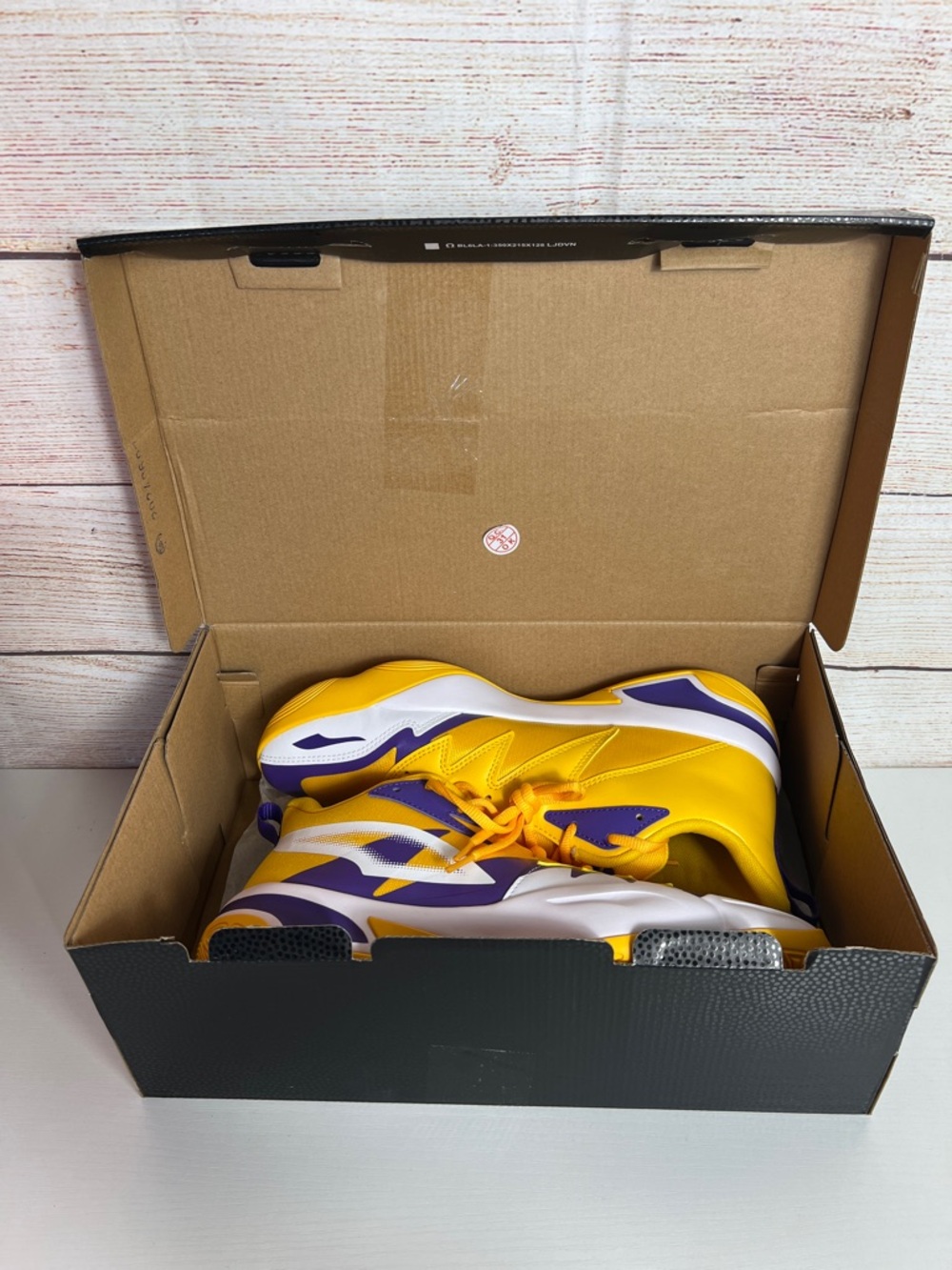 Puma Yellow & Purple Men's Basketball Sneakers - Picture 2 of 10